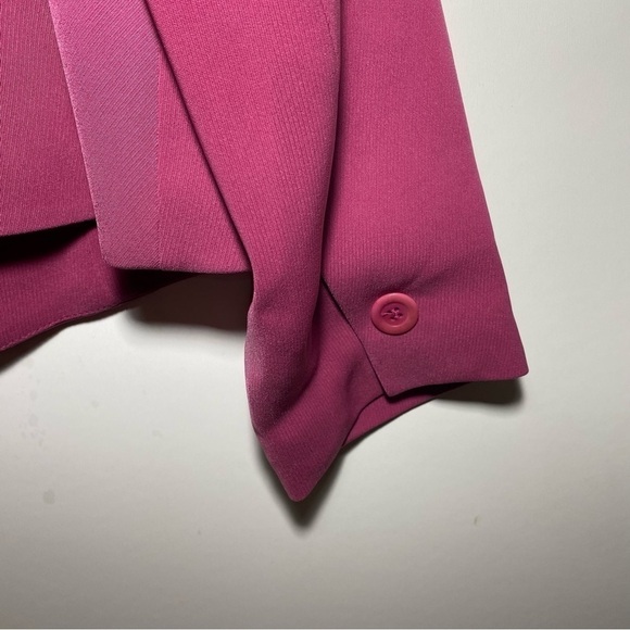 Kasper ASL Blaser Jacket w/ Button Down Font and Collar. Size 12P Color: Pink - Picture 10 of 15